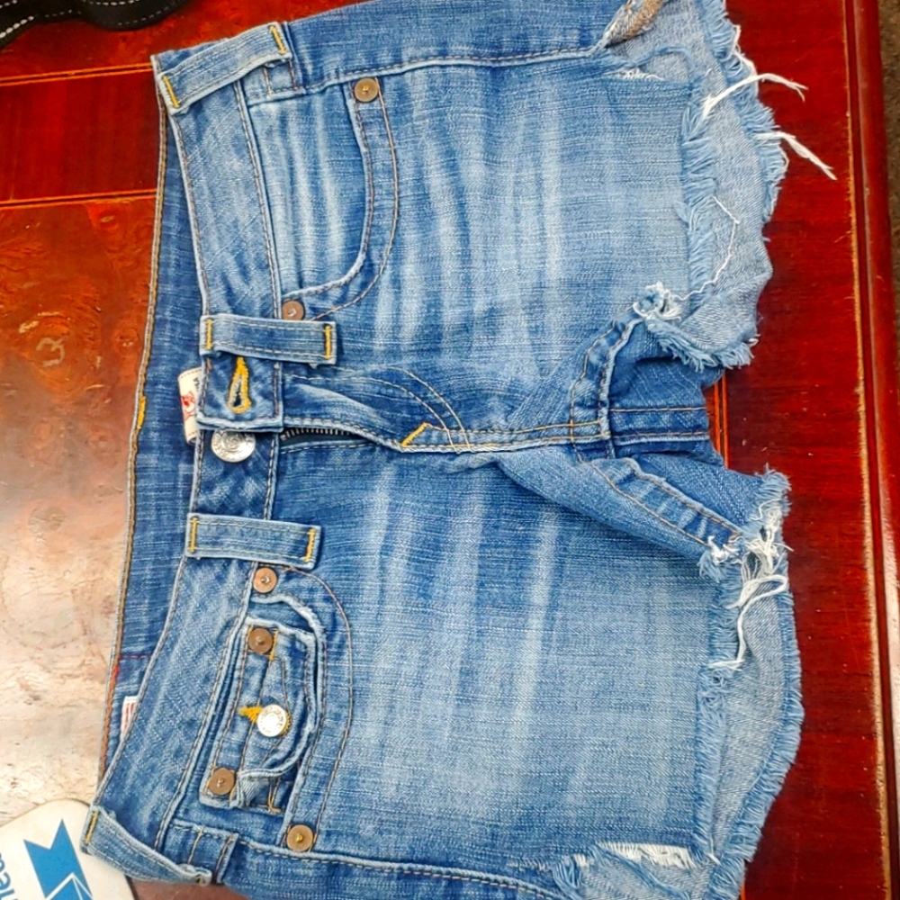 True religion Jean shorts